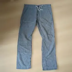 デニム風 ストレートパンツ　イージーパンツ