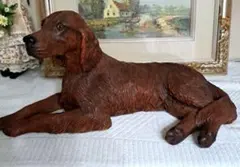 イタリア製　アイリッシュセッター 置物