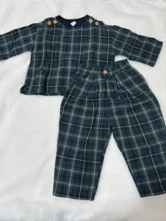 cottoli コトリ チェック柄セットアップ