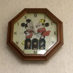 ディズニー掛け時計　ミッキーマウスミニー　NS1514