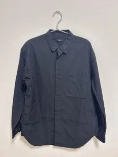 プラスj スーピマコットンオーバーサイズシャツ ブラック M