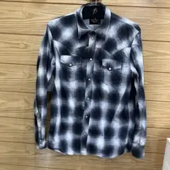ナンバーナイン　ほつれダメージ加工チェックネルシャツ ナンバーナイン ほつれダメージ加工チェックネルシャツ - メルカリ