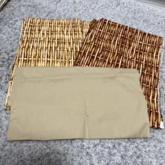 綿プリント☆カゴ柄セット