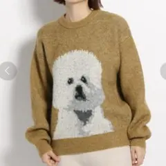 ニットセーター　犬服 マスタード　アトリエgg ニットセーター 犬服 マスタード アトリエgg - メルカリ