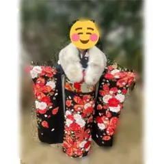 2026年最新】振袖フル 赤の人気アイテム - メルカリ