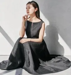 【新品】L'AUBEBLANC Keyneck Jacquard Dress S