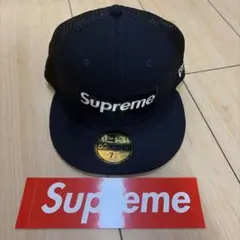 Supreme mesh cap メッシュ キャップ 7 1／2 ネイビー