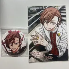 桃源暗鬼 花魁坂京夜 缶バッジ ブロマイド セット