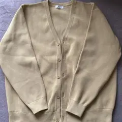 WEGO ベージュ リブ編み カーディガン M