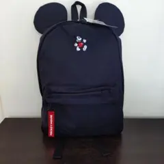 ✨新品✨東京ディズニーリゾート　限定 ミッキーマウス リュック 耳付き 刺繍 黒
