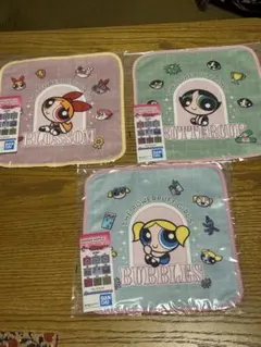 パワーパフガールズ 一番くじ　タオル 3枚セット 未開封