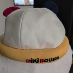 MIKI HOUSE 耳付きキャップ　Mサイズ
