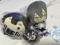 鬼滅の刃★ふわコロりん　もちころりん　ぽふっとぬいぐるみ★伊黒小芭内　3点set