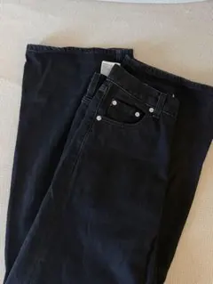 Levi's Premium High Loos ブラックデニム スリムフィット