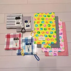 ★ゆうちさ様★ループ付きタオル　くま耳付き　蝶ネクタイ　男の子　ハンドタオル他