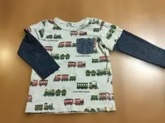 汽車柄 長袖Tシャツ 95cm ロンT 男の子