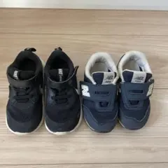 New Balance 400 NIKE キッズシューズ2足セット