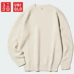 ユニクロ UNIQLO 男女兼用3Dクルーネックセーター