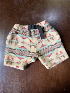 【ほぼ新品】グルーヴィカラーズ トライバル柄フリースハーフパンツ