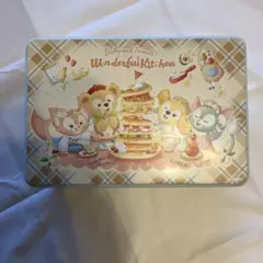 ダッフィー　ワンダフルキッチン　お菓子　缶のみ