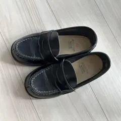 HARUTA キッズローファー ブラック　19cmEEE