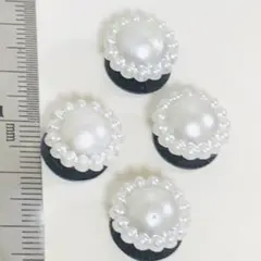 クロックス ジビッツ 上品ホワイトパール調セットまとめ売り