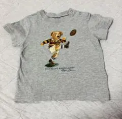 Ralph Lauren ラルフローレン　ポロベア Tシャツ　80 グレー