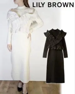 ニットワンピース ロングワンピース