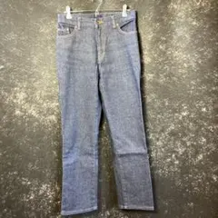レディース ストレートデニムパンツ ネイビー 日本製　29インチ