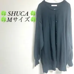 【SHUCA】 ニットカーディガン シュカ ブラック Lサイズ 長袖のサムネイル