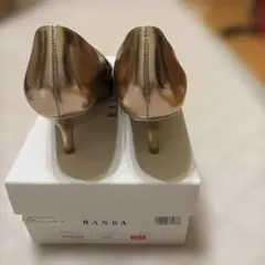 RANDA パンプス ゴールド 23.0