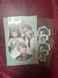 にじさんじ アニカフェ 3SKM 魁星 7th緑ポスター