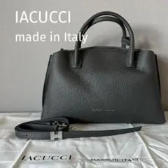 〔未使用品〕 IACUCCI イアクッチ ベラール L レザーショルダー グレー