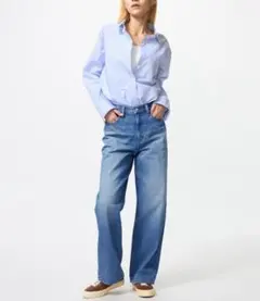 UNIQLO ワイドストレートジーンズ