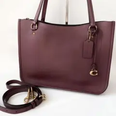 【美品】 コーチ トートバッグ タイラー キャリーオール ビジネス 2way