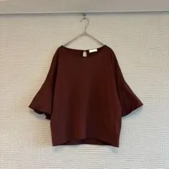 《美品》Ballsey☆ コットンジャージー フレアスリーブプルオーバー 日本製のサムネイル