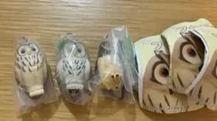 フクロウ　マーカーチャーム めじるし　3種セット