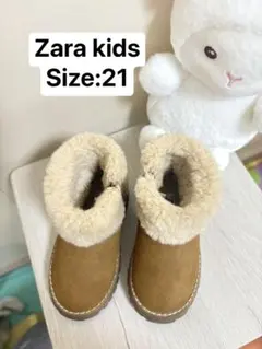 Zara kids ファー付きブーツ サイズ21