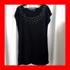 it's demo ノースリーブ ロングTシャツ ブラック 黒 美品のサムネイル