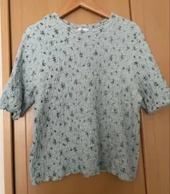 ehka sopo 花柄　半袖　カットソー