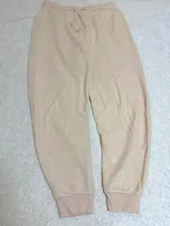 ZARA スウェットパンツ ベージュ L