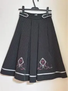 アクシーズファム スカート バラ刺繍