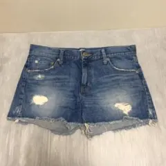 LOWRYS FARM デニムショートパンツ
