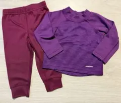 パタゴニア キャプリーン3　上下セット　12M 80cm