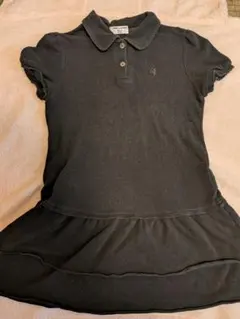 COMME CA DU MODE ブラック ポロワンピース 130A