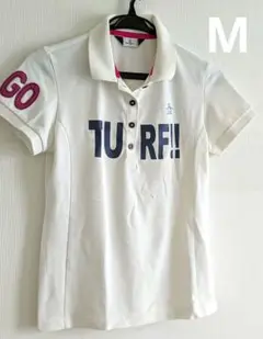 Munsingwear ホワイトポロシャツ M 半袖