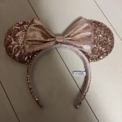 ミニーマウス風スパンコールカチューシャ