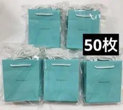 現行品Tiffanyティファニー ミニショッパー紙袋 50枚 - メルカリ