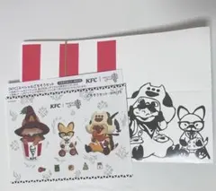 ケンタッキー　モンスターハンター　モンハン　シール　特典