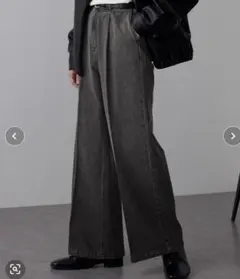 ヴィンテージメイクタックフレアデニムパンツ